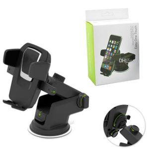 Livre Epacket Universal Mobile Car Phone Holder 360 graus suporte ajustável Janela Pára-brisas Painel Suporte para todos os titulares Celular GPS