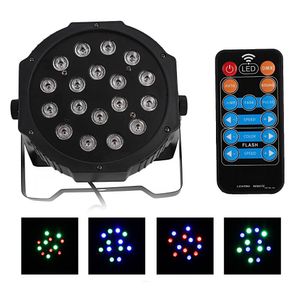 Par Light 30W 18 LED -scenbelysning RGB Auto Voice Control DMX512 Hög ljusstyrka Minilamp