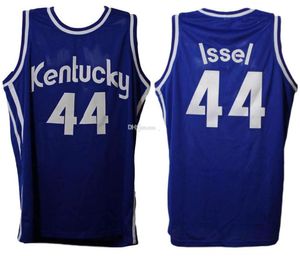 Dan Issel #44 Kentucky Cononels Retro Basketball Jersey The Hourse Mens ed Número personalizado Jerseys