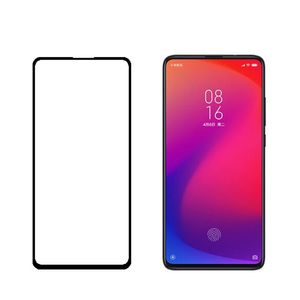 9h Full Cover Tempered Glass Skärmskydd Silke Tryckt Xiaomi 11 Lite RedMi Not 10 Pro 200PC / Lot