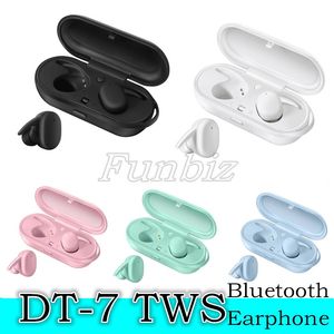 Wireless Bluetooth Earphones Bluetooth 5.0 stereo Sports waterproof portable mini Headphones Binaural HD call DT-7 TWS