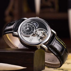 Czas 100 męski zegarki Prestiżowy Zegar Automatyczny zegarek mechaniczny Mężczyźni Biznes Wodoodporna Sport Wrist Watch Relogio Masculino Nowy Y19070603