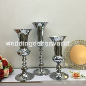 New Vases Wedding Table Centerpiece Event Road Lead Gold Metal Vase Party Decoration Flower Holders For Home Decoration decor00076