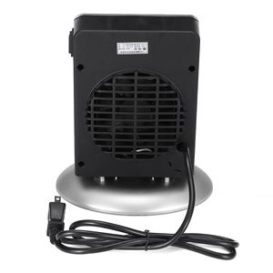 Winter 900W Mini Space Fan Heater Portable Electric Wall-outlet Furnace Warmer - Silver 220V EU Plug