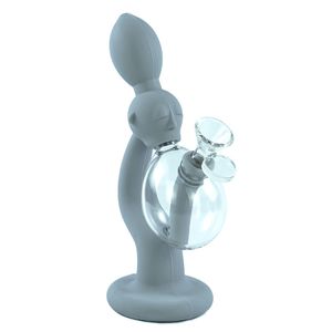 Bong in vetro pipa ad acqua fumatori bong pipe dab rig silicone narghilè fumo narghilè 8 '' Queen