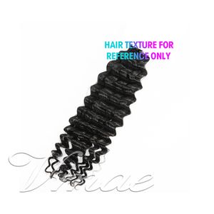 VMAE Water Wave Deep Wave Peruvian 100% Unprocessed Virgin Clip In Natural Color 120g 140g 160g Human Hair Extension
