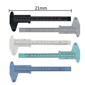 Toptan Plastik Vernier Kaliper Gösterge Mikrometre 0-150mm Mini Cetvel Doğru Ölçüm Araçları Standart ABS Vernier Caliber Caliber Vernier De Plastikong