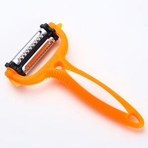 Clephan Multifunction 4 in 1 Rotary Peeler Tools 360 Degree Carrot Potato Orange Opener Vegetable Fruit Slicer Cutter Kitchen Accessories DBC BH3492