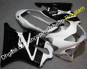 Ciało Ciało dla Honda CBR600 F4 99 00 CBR 600F 4 1999 2000 CBR600F4 99 00 Białe czarne obróbki motocykli (formowanie wtryskowe)