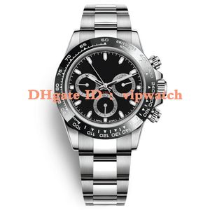 Watch Designer Watch Men's All Stainless Steel VK Timing Movement 41mm Men's Watch
