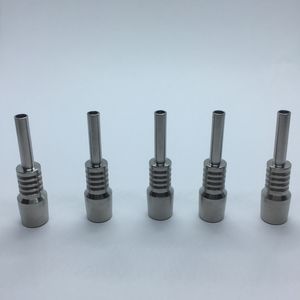 Mais recente alta qualidade 10MM Dica Titanium palha Acessórios fumadores portátil Innovative Design Para Bong Silicone Tubo Ferramenta DHL grátis