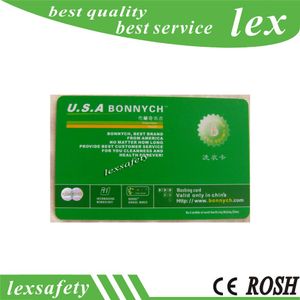100PCS/Lot 0.76mm Thickness Plain Pvc/Plastic Cards Write Pannel/Signature Strip Pvc Membership Card With Serial Number Print