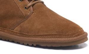 Designer-suede stövlar män klassiska stövlar newm serie band casual varm mini boot chestnut storlek US35-US44