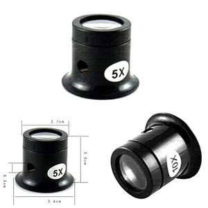 Jeweler Watch Magnifier Tool 10X/5X Monocular Magnifying Glass Loupe Lens Eye Magnifier Len Repair Kit