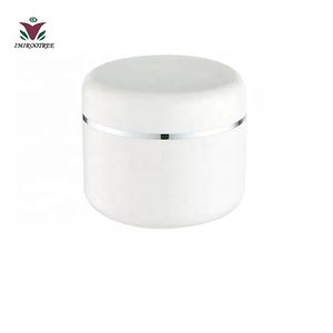 100pcs 30g 30ml Creme Jar plástico branco composição ContainerSample Cosméticos Box Máscara Garrafas vasilha recarregáveis