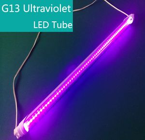 2pin G13 1.2m 395nm-400nm SMD2835 LED UV Svart ljus DJ Bar KTV LED UV Light Tube LED UV Gel Curing Tube Lamp