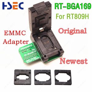 RT-BGA169-01 BGA169 / BGA153 EMMC Adapter With 3pcs BGA bounding box For RT809H Programmer freeshipping
