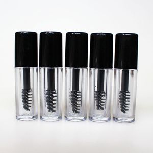 Yeni 0.8ml Boş Maskara Tüp Kirpik Krem Sıvı Krem Örnek Şişe Makyaj Kozmetik Konteyner Sızdır geçirmez Durdurucu 100 PCS