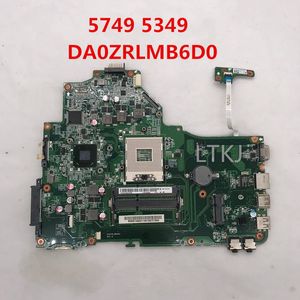 For Aspire 5349 5749 Laptop motherboard DA0ZRLMB6D0 HM65 GMA HD3000 DDR3 100% full Tested