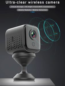 Smart WiFi P2P Камера оптовых-Мини беспроводной видео наблюдения камеры Smart WiFi P2P IP видеокамера HD IR Night Vision Micro DV DVR Обнаружение движения Домашняя безопасность Cam