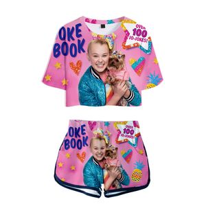 Womens Two Piece Sets 2020 JOJO Siwa Girls 2 Piece Outfits for Women Sweat Suits Two Piece Set Top and Shorts Ladies Tracksuits