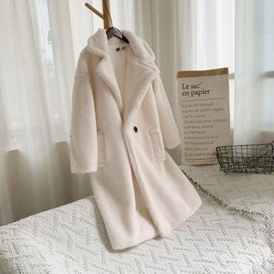 2019 Winter Teddy Casat Women Women Faux Pur Coat Jaqueta de ursinho de pelúcia espessa quente jaqueta de lã Fake Leve