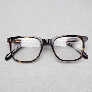 OV5301 montatura quadrata ultraleggera importata dall'Italia montatura quadrata moda tablet puro set completo di occhiali di alta qualità 50-20-145mm