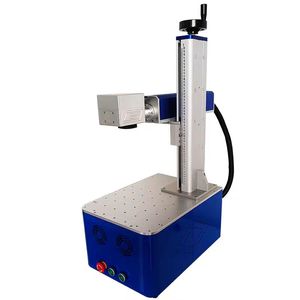 Mini desk type 30w fiber laser marking machine for metal and non metal materials marking laser engraving machine fiber engraver machine