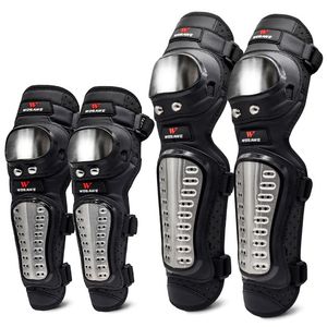 Motorcycle Knee Pads Elbow Support Mountain Bike Racing Protective Gears Drop Resistance Kneepad Downhill Elbow & Knee Protector T200615