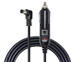 12 V 9,8 ft Auto-Zigarettenanzünder-Stecker auf DC 5,5 mm x 2,1 mm Stecker, Auto-Ladegerät, automatisches Stromversorgungskabel für Elektronik, unterstützt schnelles c