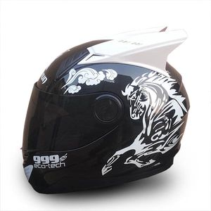 MLU-008 МАЛУШУН мотоциклетный шлем анфас