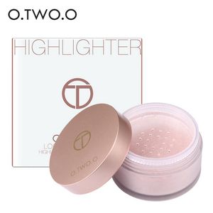 drop ship O.TWO.O Shimmer Loose Powder Face Makeup Bronzer e evidenziatori Powder Concealer Highlighter Palette Make Up Contour