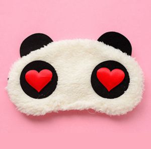 Хлопок Panda Goggles Sleep Mask Shating Multure Мультфильм Глаз Очки Улучшение качества сна У влажных глаз Rra2624