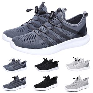 2020 Yeni Moda Mesh Koşu Ayakkabıları Erkekler Kadınlar Için Siyah Gri Spor Eğitmen Koşucular Sneakers Ev Yapımı Marka Çin Boyutu 39-44