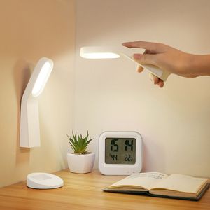 Dimmable multi-functional Lamp ultra bright rechargeable Magnetic flashlight portable wall mounted night light touch table lamp phone holder