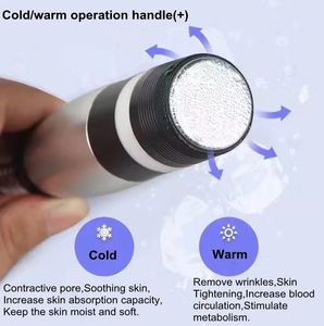 Apparecchiature portatili per elettroporazione fredda fredda e calda senza ago dispositivo di bellezza per la cura della pelle mesoterapia facciale