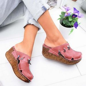 Litthing 2020 Sandały damskie Letnie Damskie Dziewczyny Wygodne Kostki Hollow Round Toe Sandals Kobieta Soft Beach Sole Buty