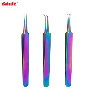 420 Stainless Steel Acne Cuidados agulha Pinças Blackhead Remover Acne face da ferramenta Multi-purpose Extensão False Lash Eye cílios Atacado