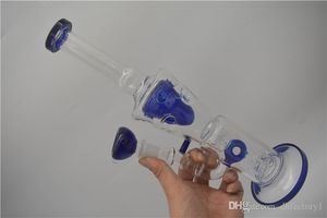 Grace Glass Bong "Spoiled Speranza" double 4 arm tree percolator splash guard perc glass big water pipes with 14 mm bowl