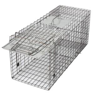 Ru Large Metal Cage Inne zapasy ogrodowe 78 cm 66 cm Długość narzędzie pułapka aliave łapa duże szczury mocne żelazne pułapki z siatki z drutu do gryzoni składane w klatce rozkładane Chiny