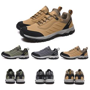 Wholesale retail men women running shoes Olive Green Khaki Grey Outdoor shoes mens trainers sport sneakers Homemade brand Made in China