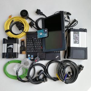 Auto Diagnostic Tools for BMW Icom next MB star C5 SD connect 5 wifi Multiplexer and cables 1TB HDD Latest Soft-ware Used laptop X201T 8G I5 CPU