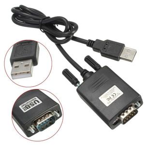 200pcs USB to 9 Pin 9pin RS232 RS-232 serial port com adapter cable converter Y-105 USB to Dual Chip DB9 GPS PL23031M / 3ft