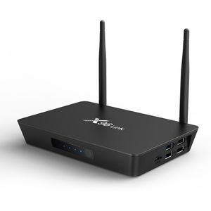 X96 Link S905W Android TV Box Dual-Wi-Fi 2.4G 5G OTT 4K 2 ГБ 16 ГБ 2.4G 5 ГГц Двойной Wi-Fi Tour Wifi Установите верхний ящик