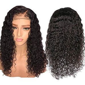 Water Wave 360 ​​Rendas Perucas frontais pré arranjadas com cabelo do bebê Virgem Brasileira Remy Molhado e Ondulado Laces Front Wig Diva1 130% Densidade