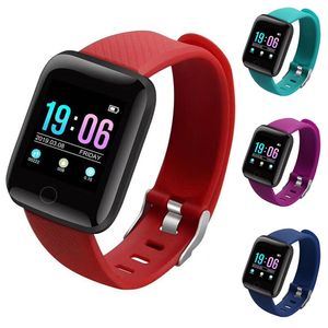 116 PLUS Smart Bracelet Color Screen Heart Rate Blood Pressure Monitoring Bluetooth SmartWatch Track Movement IP67 Waterproof Smart Watch