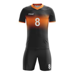 カスタムデザインのロゴ安いフルセットキットサッカーの制服OEM新しいモデルの昇華印刷サッカージャージ