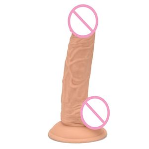 Hismith Realistic Sex Dildo 4 Style sizes faloimitator Flexible Penis Strong Suction Cup waterproof TPE Dick Sex toys for women Y200410