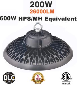 Motion Sensor LED High Bay Light 100W 150W 200W LED Warehouse High Bay Belysning UFO LED-ljus