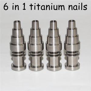 Titannagel 10 mm 14 mm 19 mm Gelenk 6 in 1 kuppelloser Titannagel für Männer und Frauen für Glasbongs Glasaschefänger